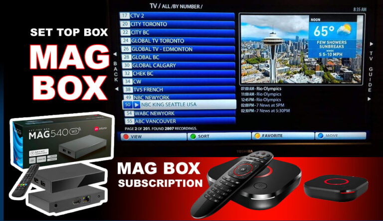 MAG IPTV BOX OTT Subscription
