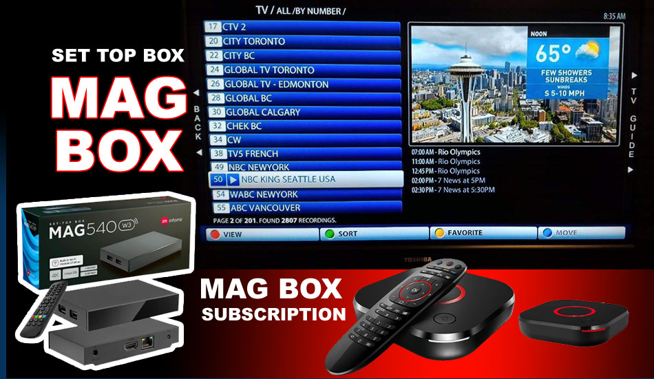 MAG IPTV BOX OTT Subscription